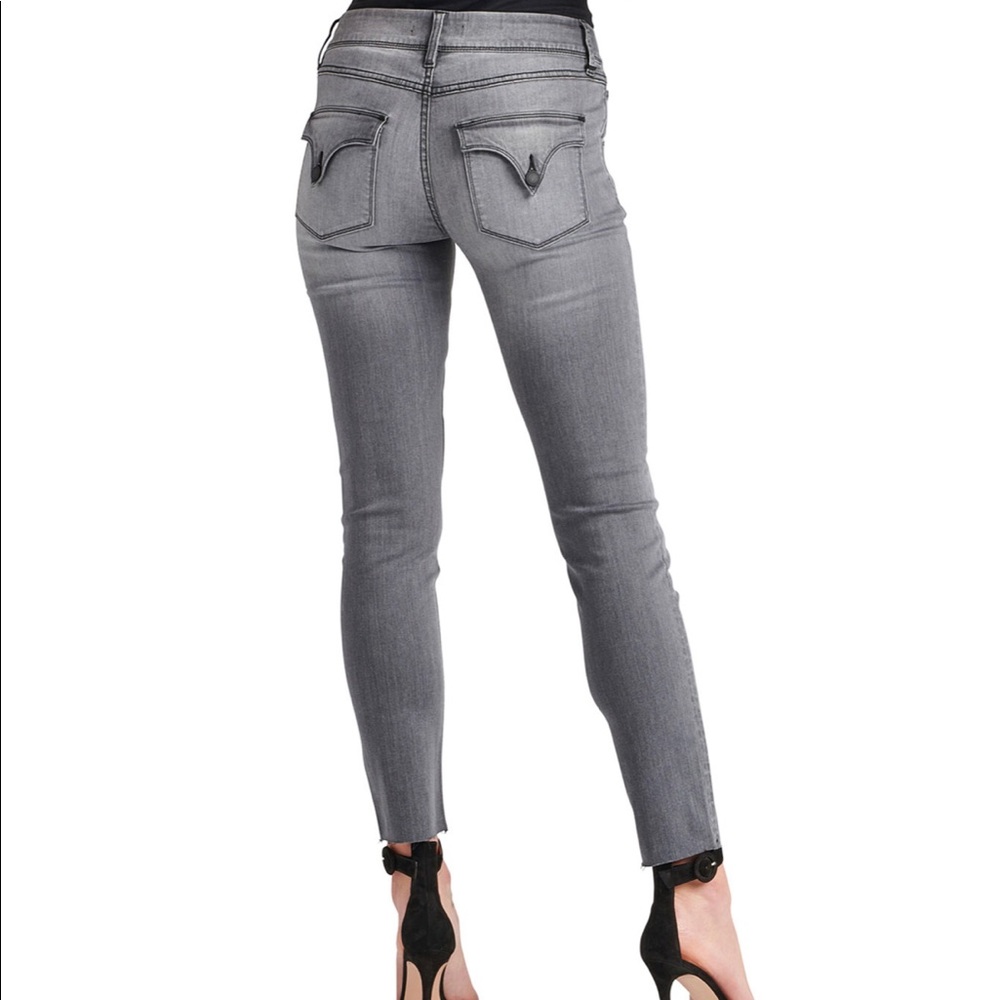 Hudson low rise skinny jeans - grey
